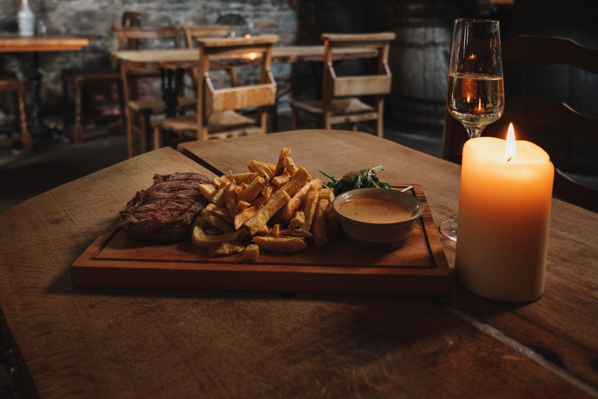 Food at The Old Inn near Duart Cottage, Glencoe